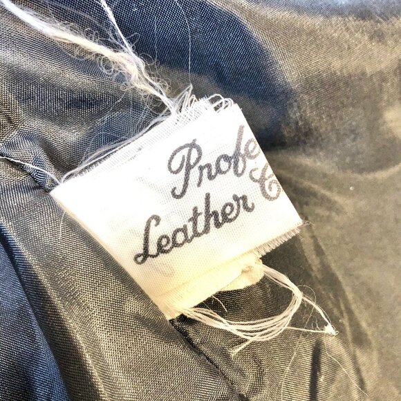 Gino di Giorgio Jacket Womens M Black Genuine Leather Short Pockets - Picture 11 of 13